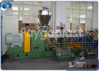 PP PE Plastic Pellets Making Machine , Wood Plastic Compounding Granulating Line