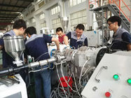 Pvc Conduit Pipe Plastic Extruder Machine , PP PE Tube Making Machine Line