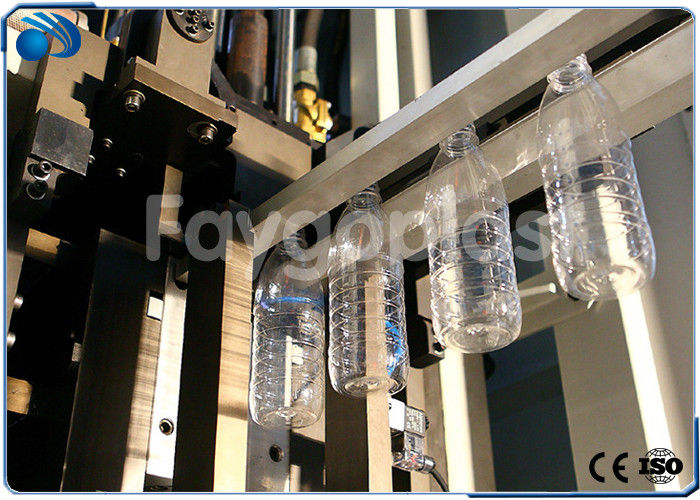 PET Plastic Bottle Manufacturing Machine , Automatic Blow Moulding Machine 6 Cavity