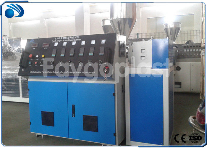High Output PP Pipe Single Screw Extruders , Plastic Pipe Manufacturing Machine