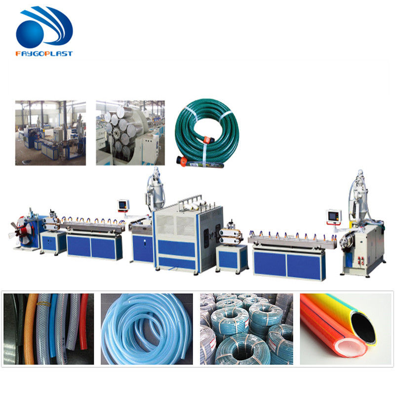 Flexible PVC Water Garden Hose Pipe Making Machine High Speed Extrusion