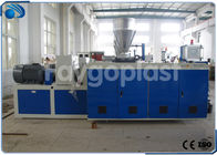 Conical Twin Screw PVC Extruder Machine , Plastic Sheet Extrusion Line 250-380kg/h