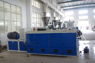 PVC Pipe / Plastic Profile Twin Screw Extruder Machine High Extruding Output