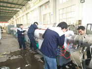 PP PE PVC Water Electric Supply Double Pipe Plastic Extruder Machine Double Screw