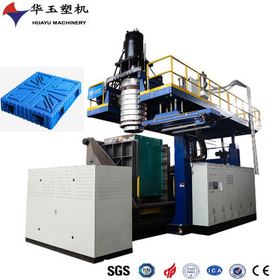 Huayu 2layers Double Side Plastic Pallet Blow Moulding Machine Customized Voltage MOOG 200point Parison Control