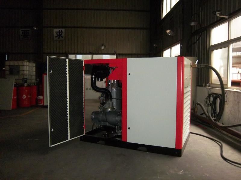 132kw Screw Type Direct Driven Air Compressor , Portable Rotary Screw Air Compressor