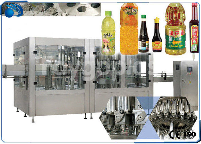2 In 1 Edible Oil Filling And Capping Machine , PET Bottle Filling Machine High Speed