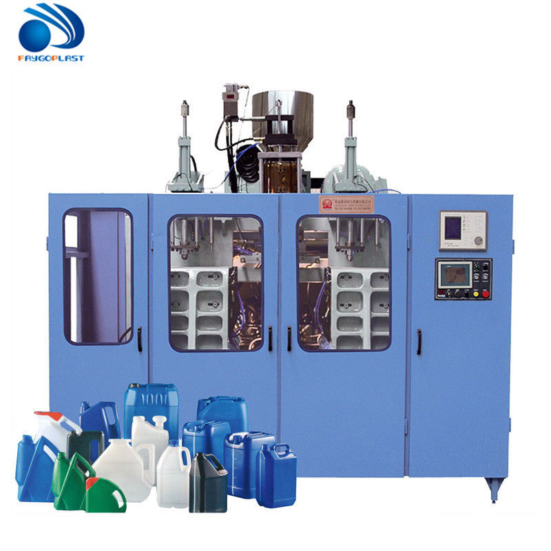 Double Station Extrusion Blow Molding Machine For 8-12L Laundry Detergent Bottles